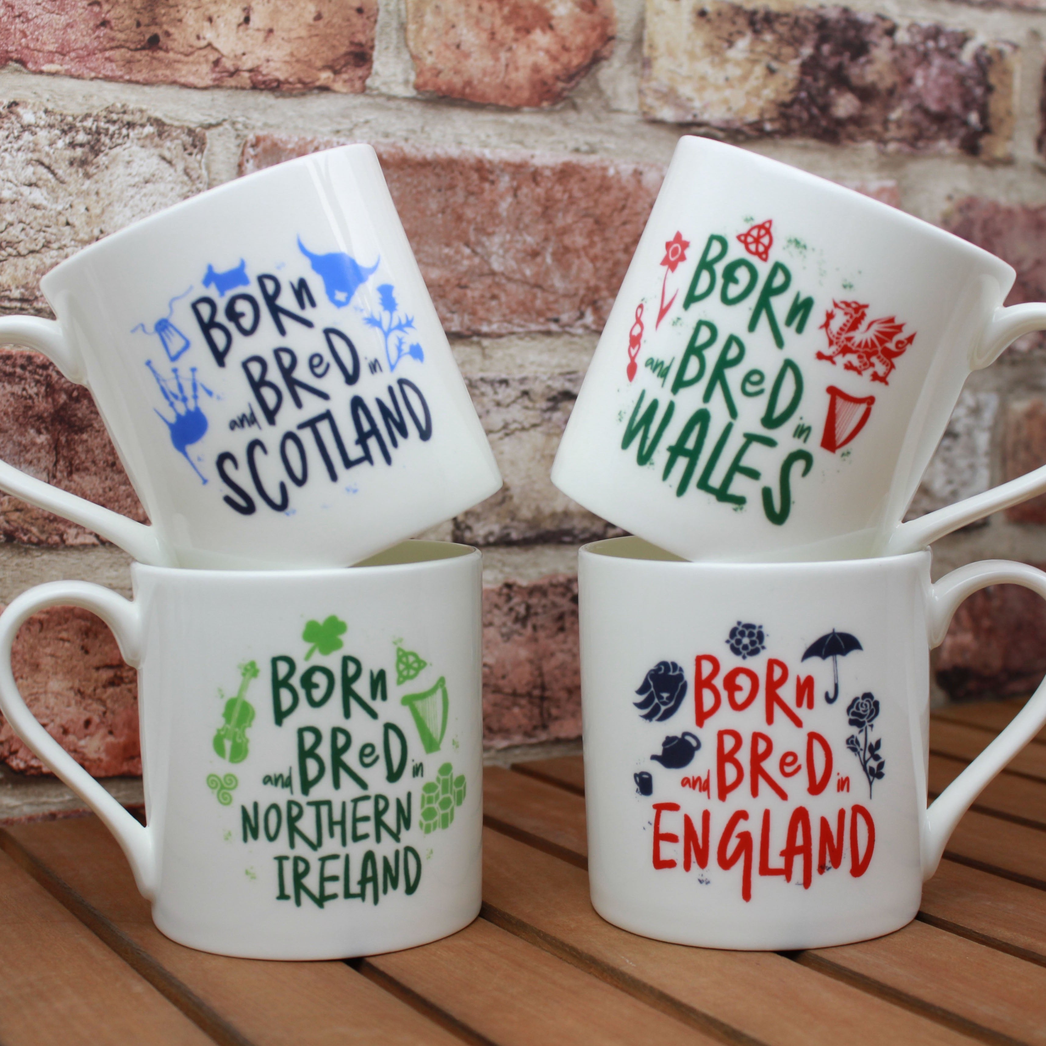 Born &amp; Bred In Wales Mug