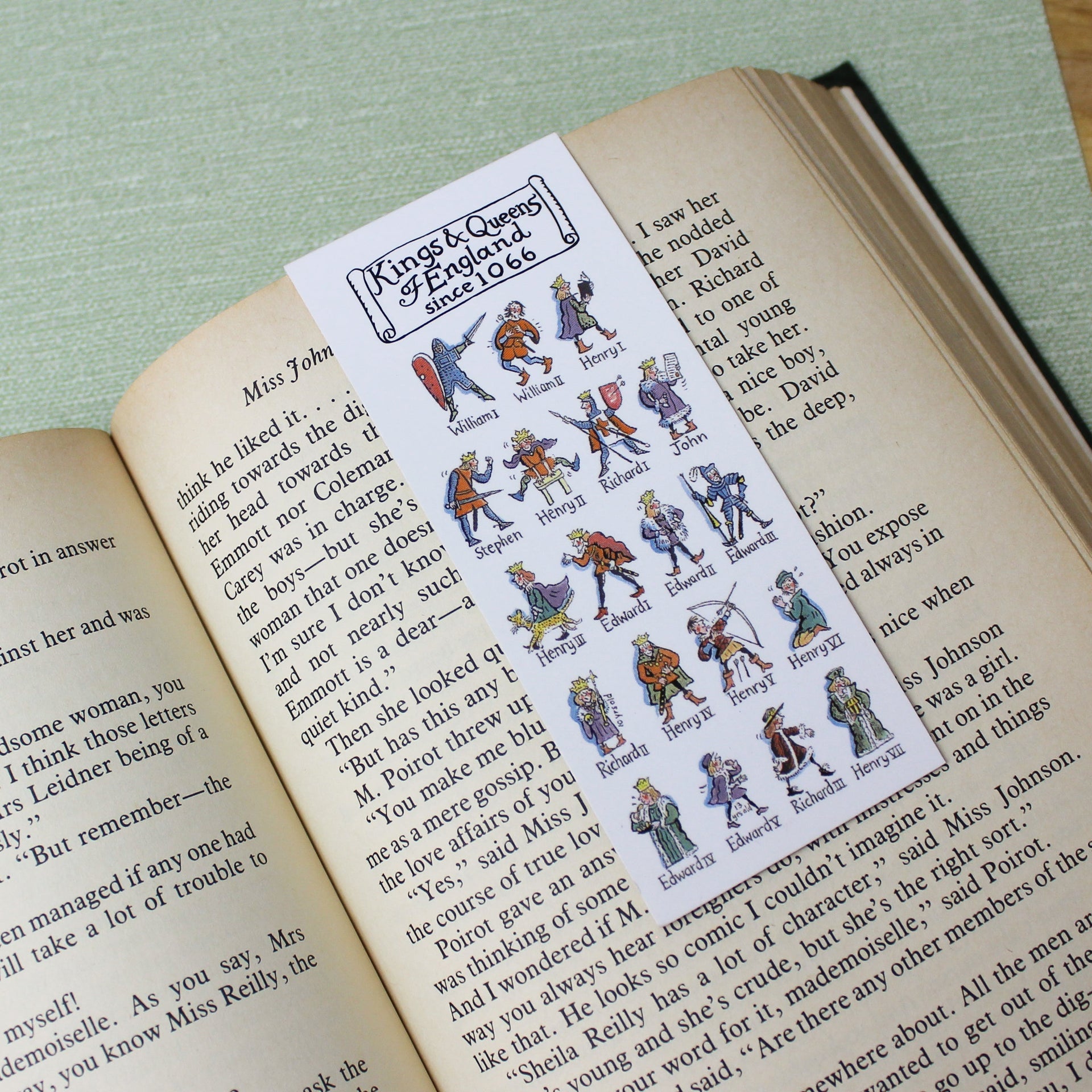 Kings & Queens of England Bookmark