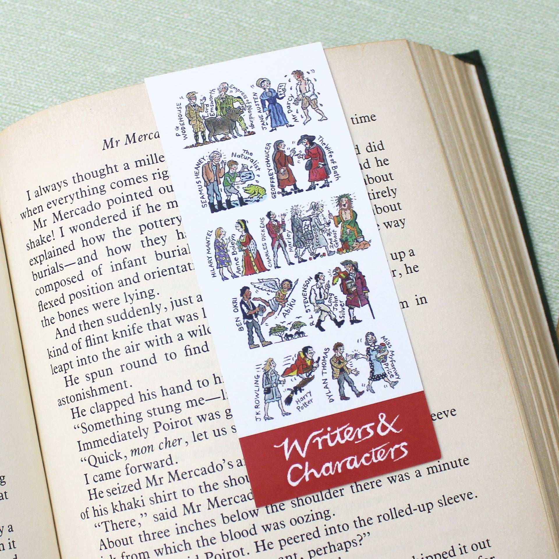 Writers & Characters Bookmark