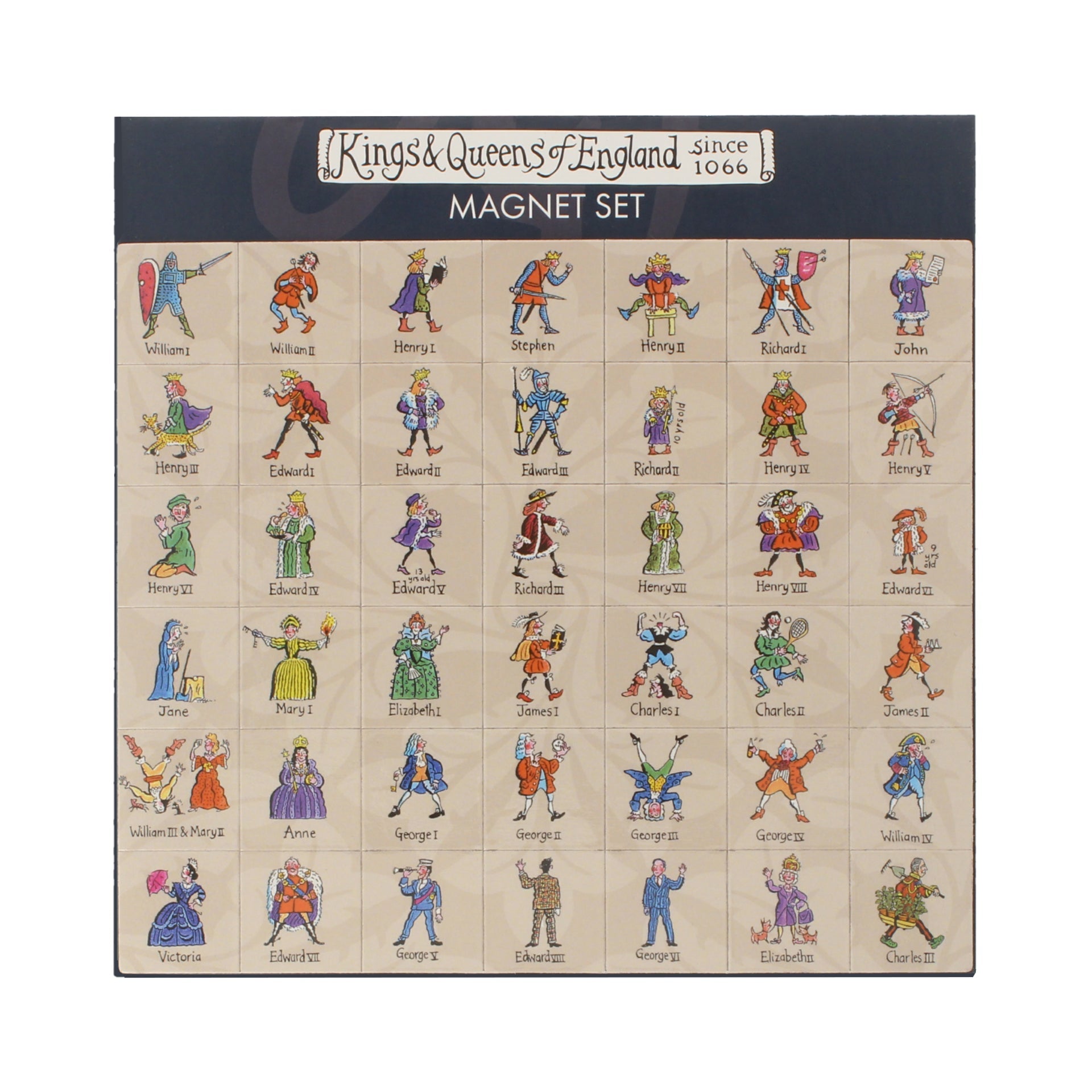 Kings & Queens Magnet Set