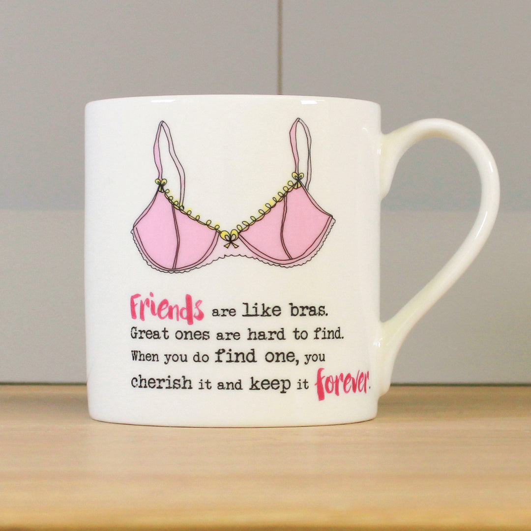 Friends Are Like Bras Mug