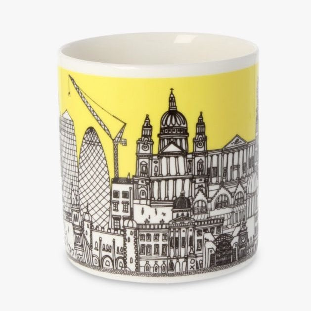 London Buildings Yellow Mug