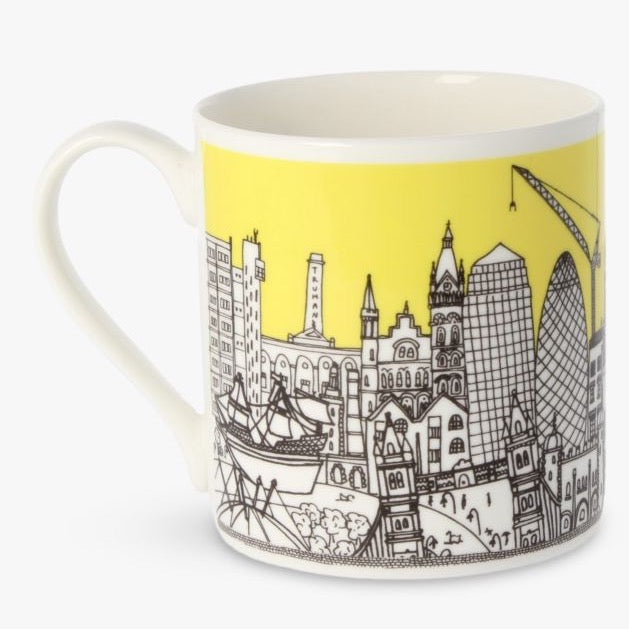 London Buildings Yellow Mug