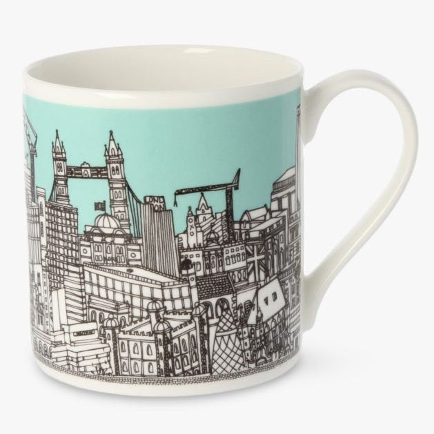 London Buildings - Mint Green Mug