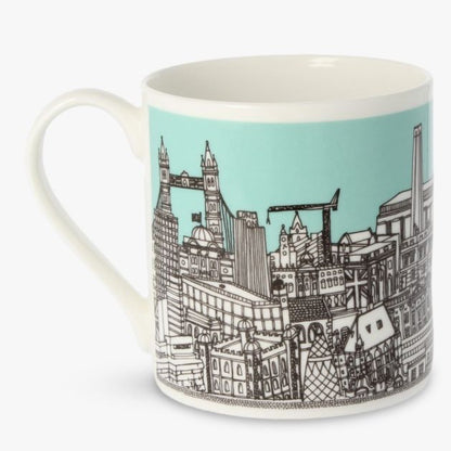 London Buildings - Mint Green Mug