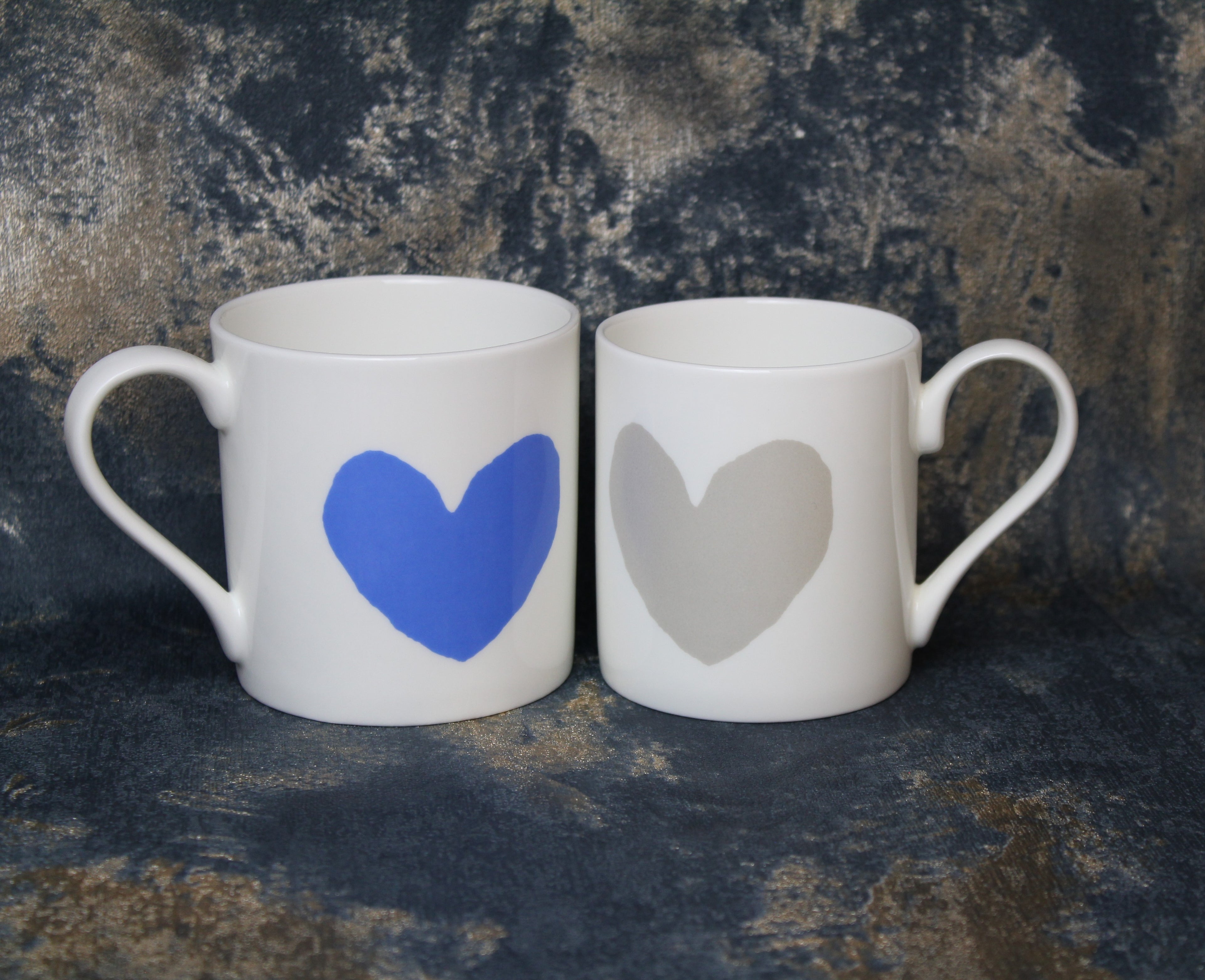 Big Heart Silver Mug