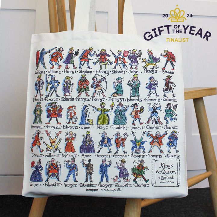 Kings & Queens of England Tote Bag