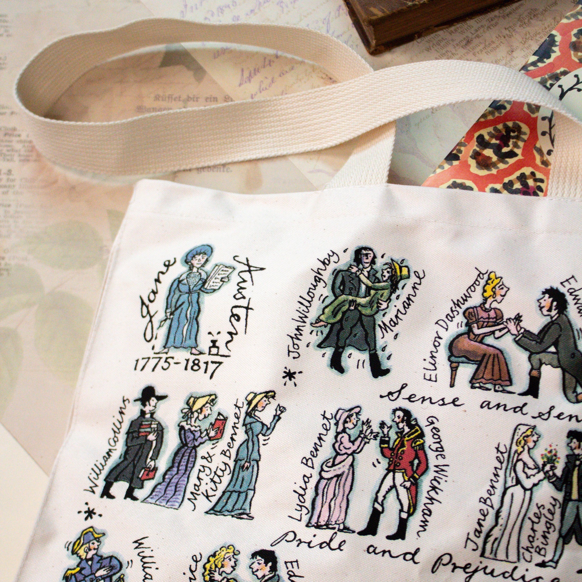 Jane Austen Tote Bag