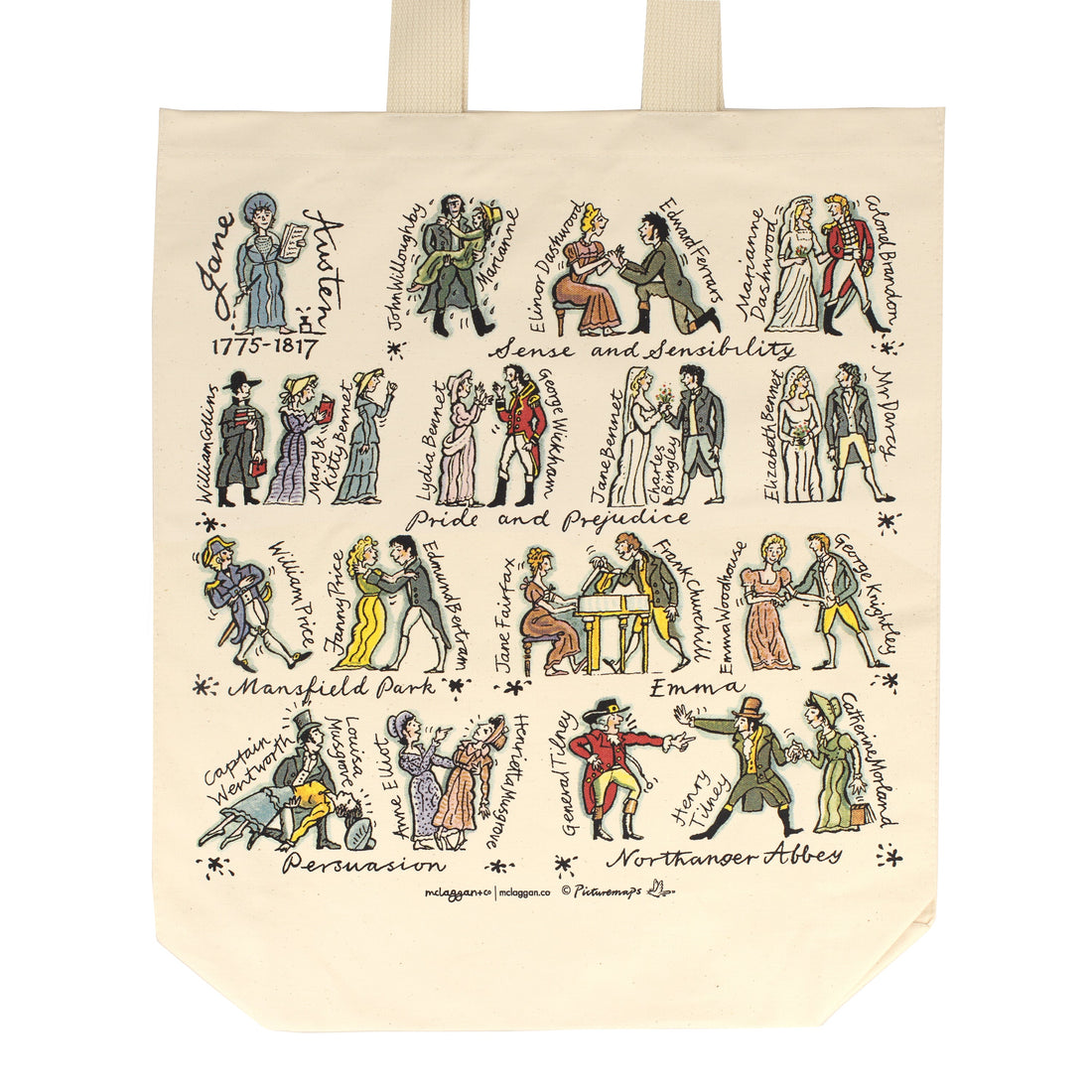 Jane Austen Tote Bag