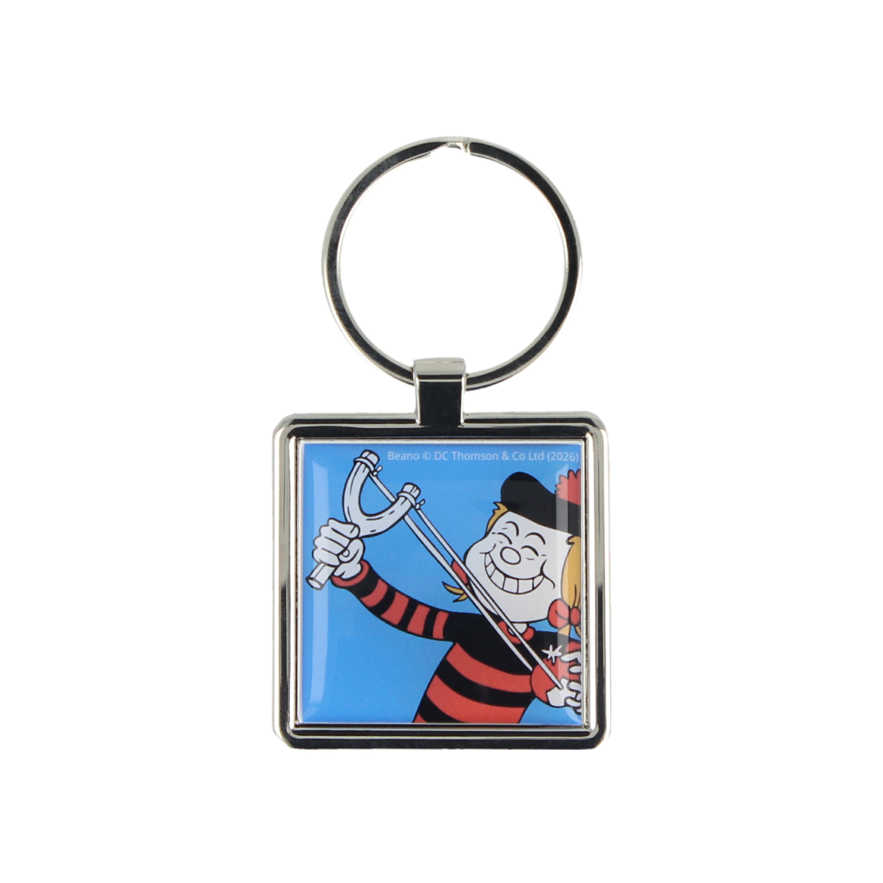 Minnie the Minx Metal Keyring