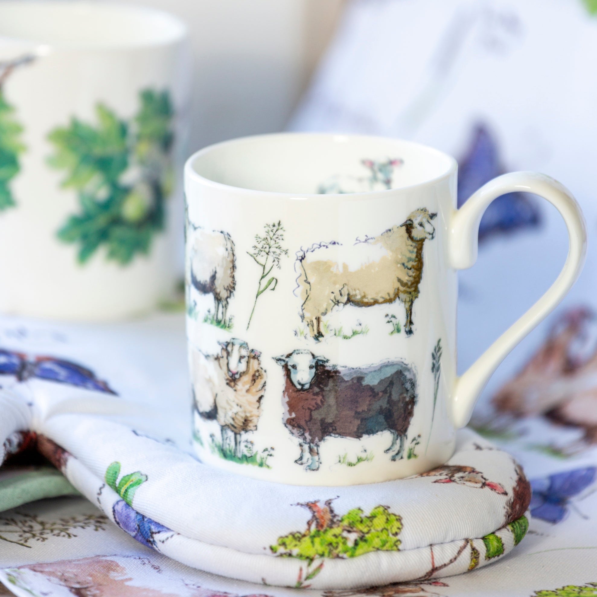 Out In The Fields Sheep Mug