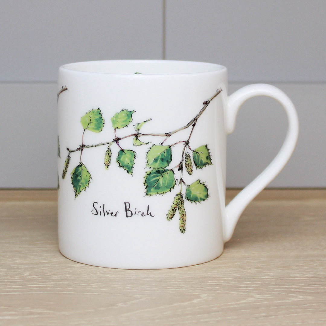 Out In The Fields Silver Birch Mug