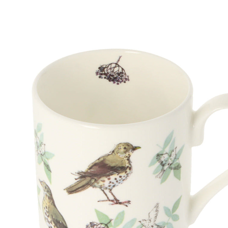 Five Song Thrush Mug