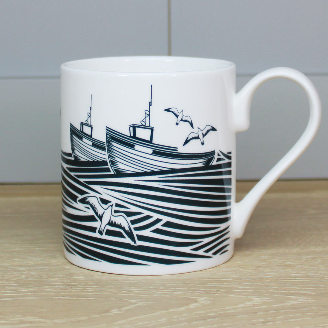 Whitby Washed Denim Mug