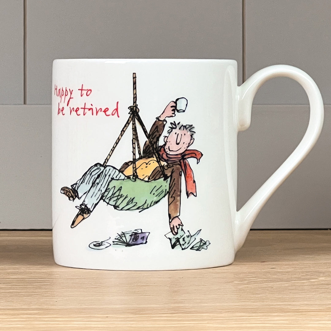 Happy To Be Retired Mug