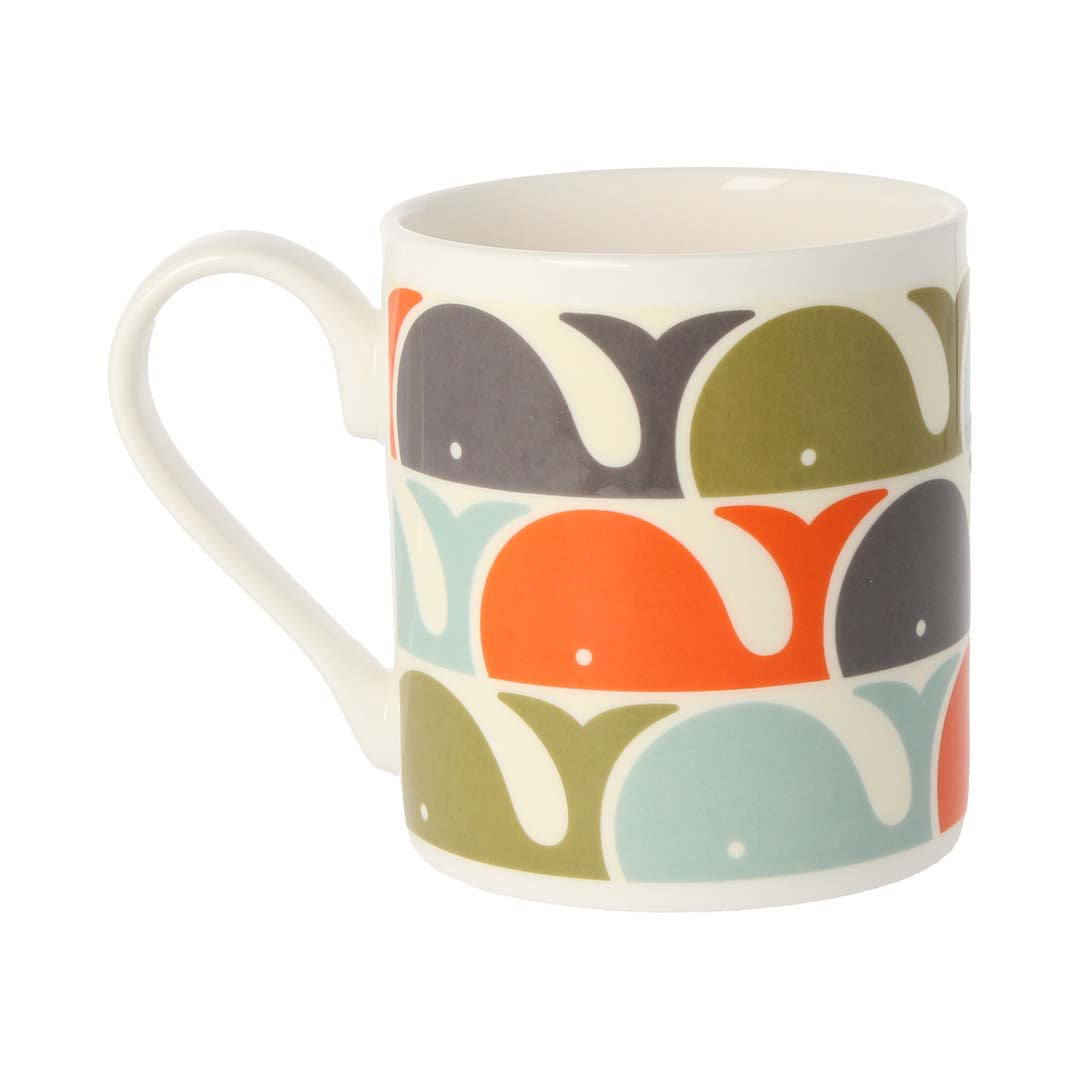 Whale Orange Mug