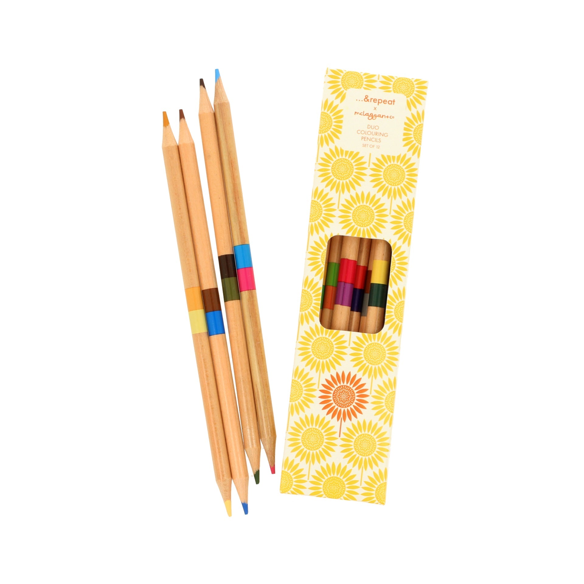 Sunflower Duo Colouring Pencil Set