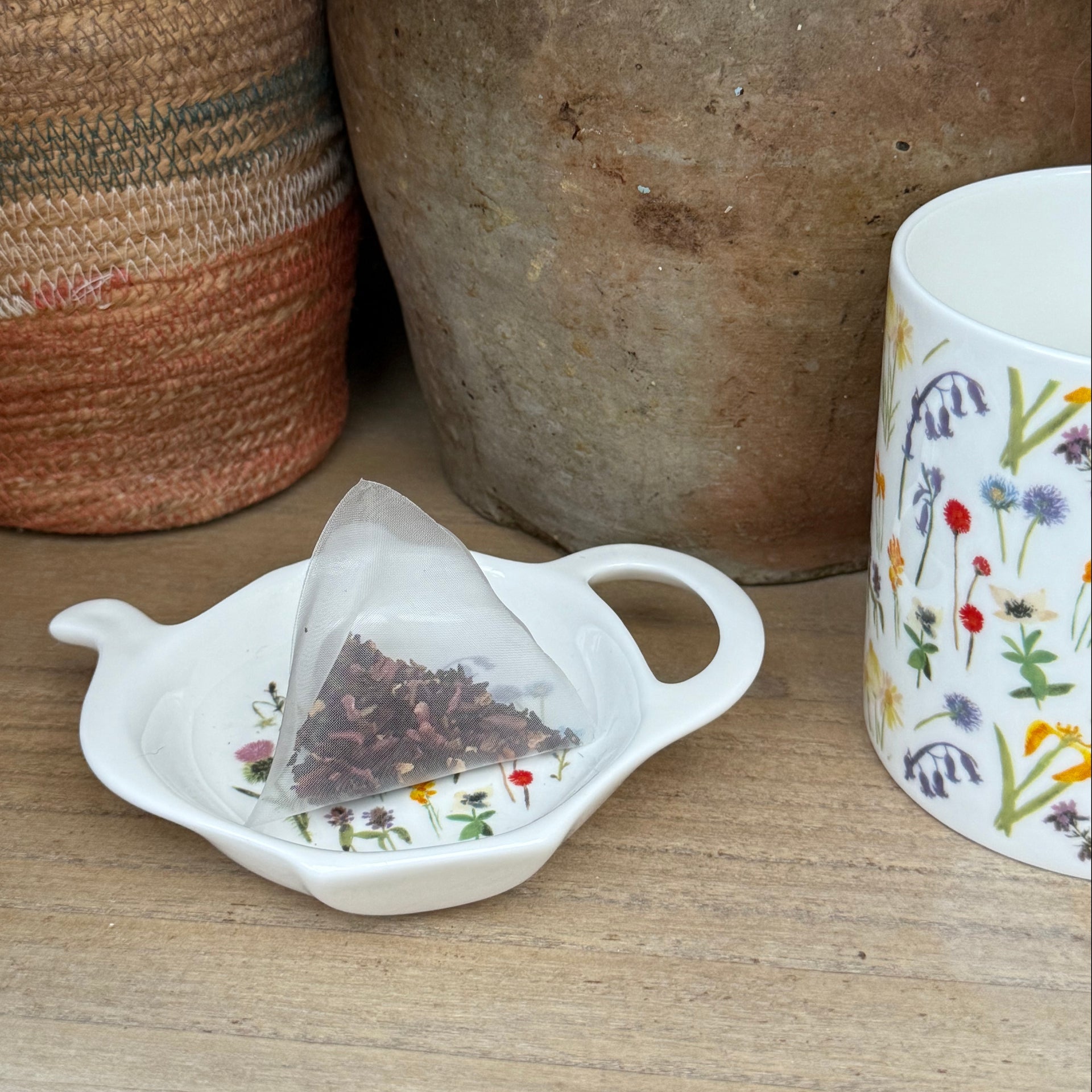WildFlowers Tea Bag Tidy