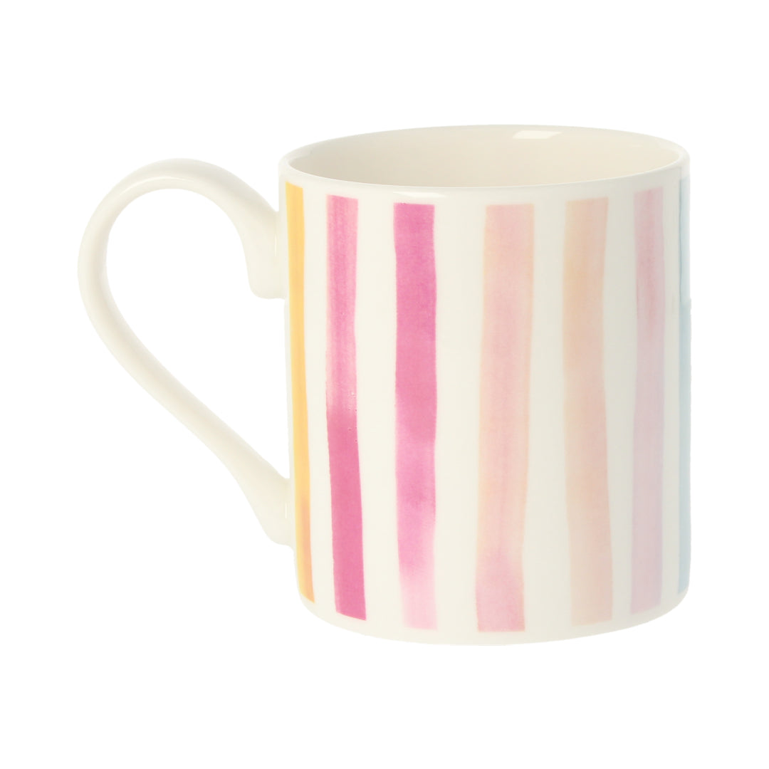 Market Stripe Cerise Mug