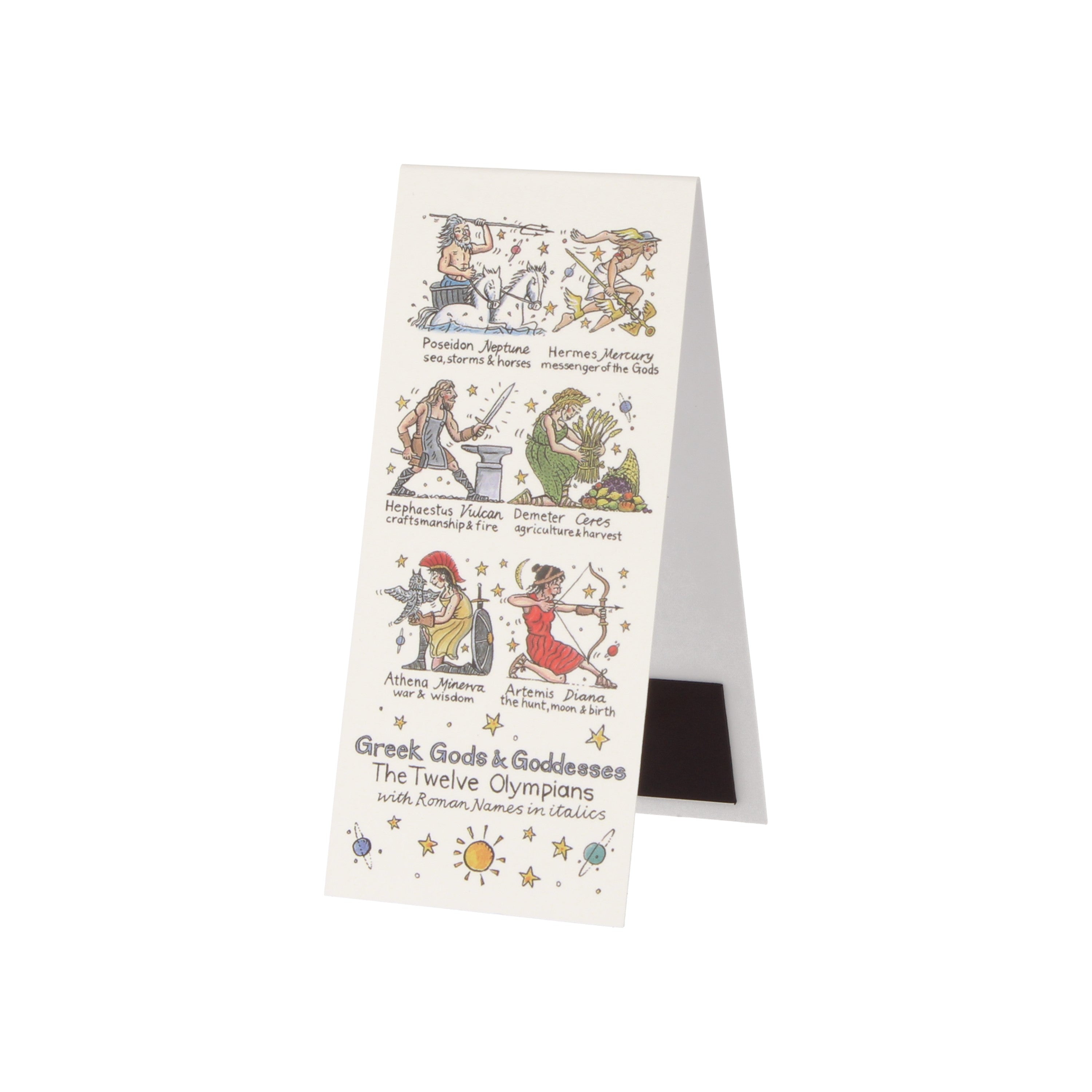 Greek Gods & Goddesses Magnetic Bookmark