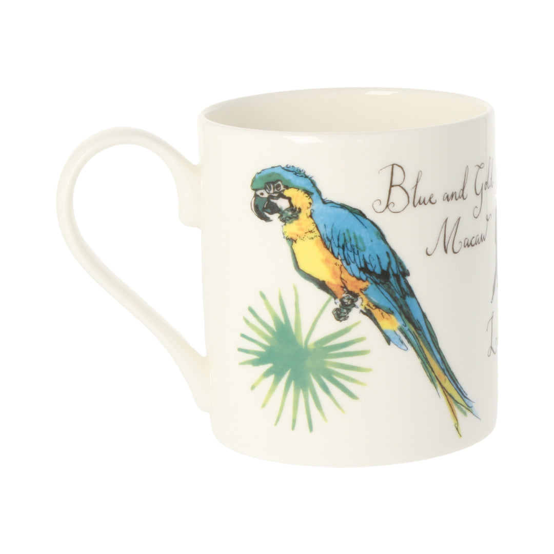 Three Tropical Birds - Parakeet Mug