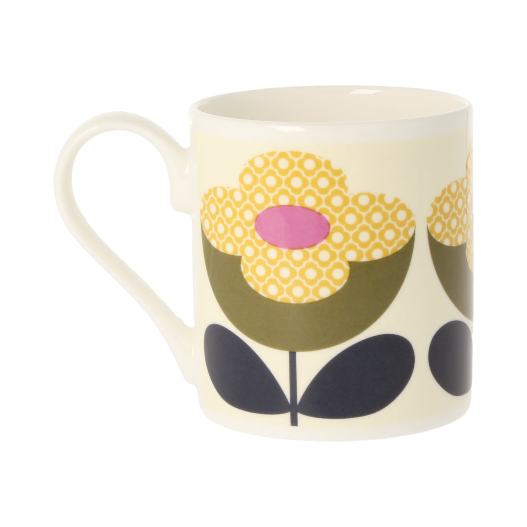 Buttercup Stem Olive & Yellow Mug