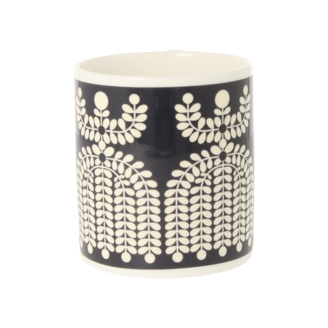 Folk Girl Navy Mug