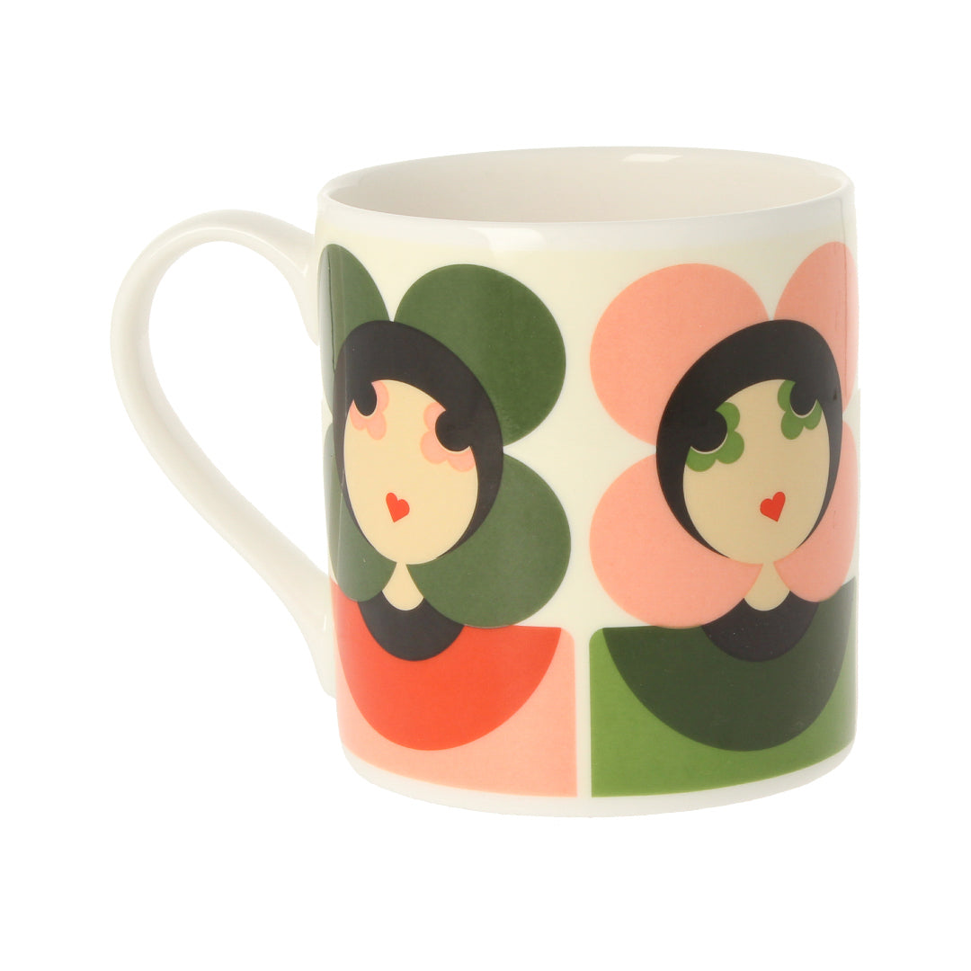 Luna Pink/Green Mug