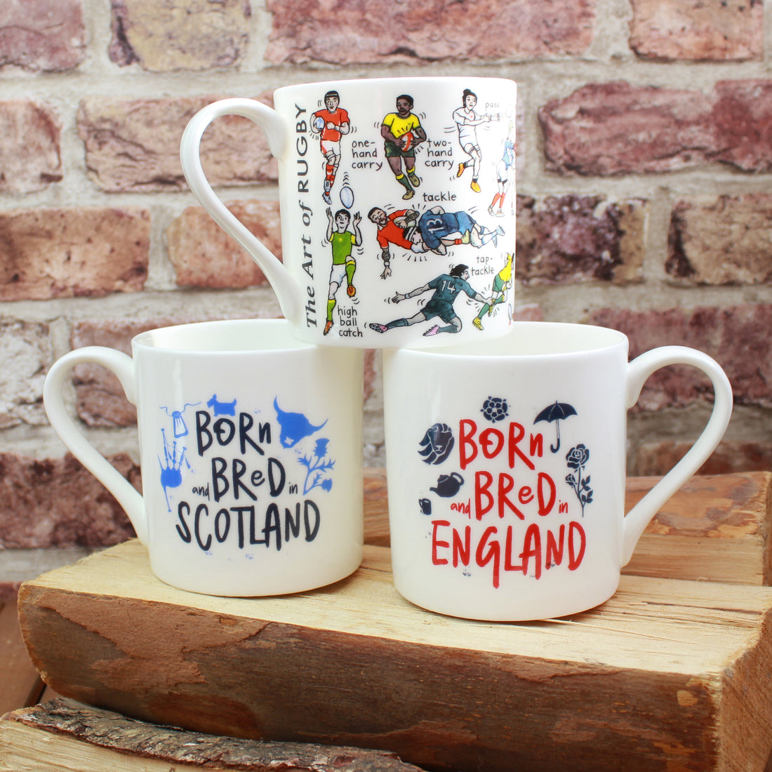 Born &amp; Bred In England Mug