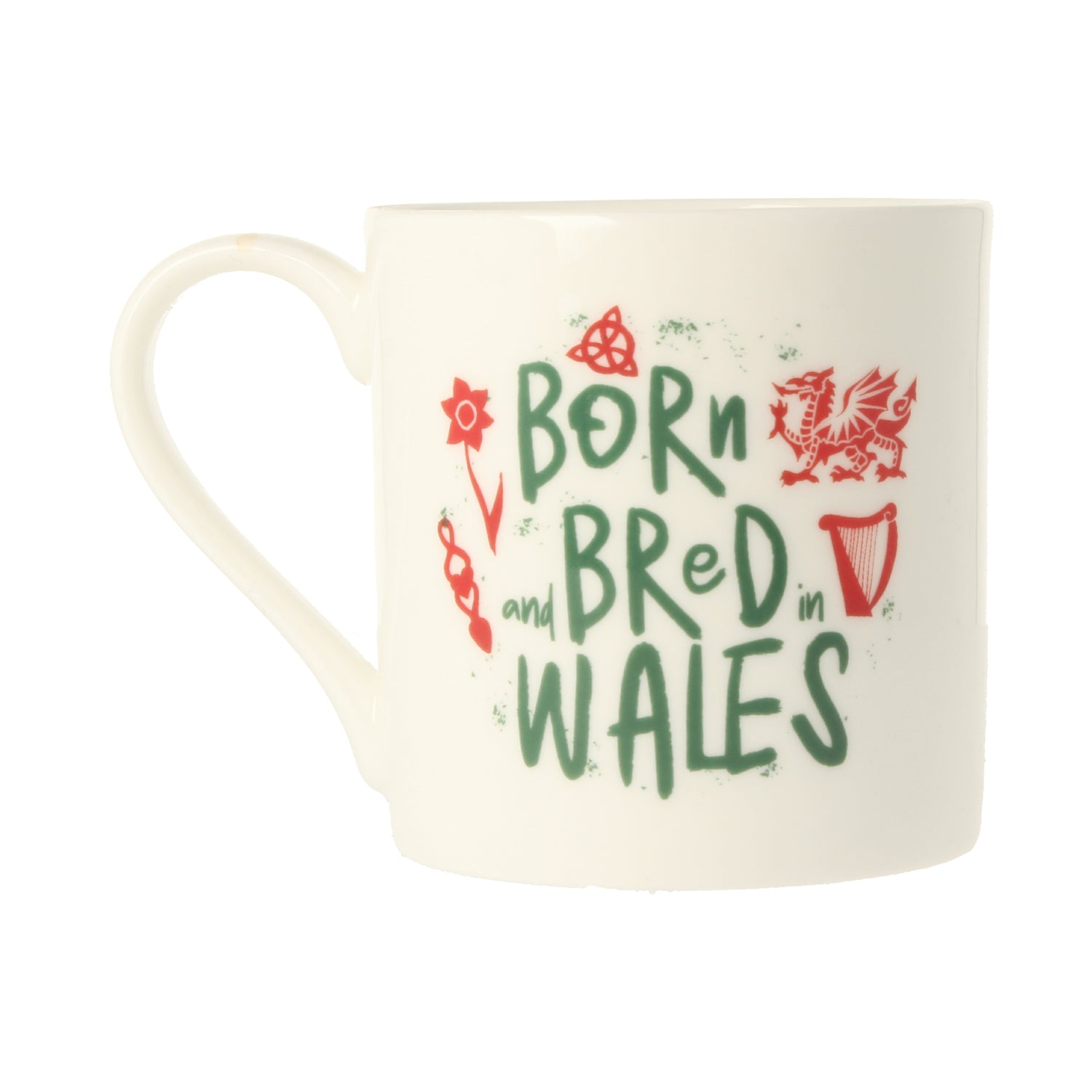 Born &amp; Bred In Wales Mug