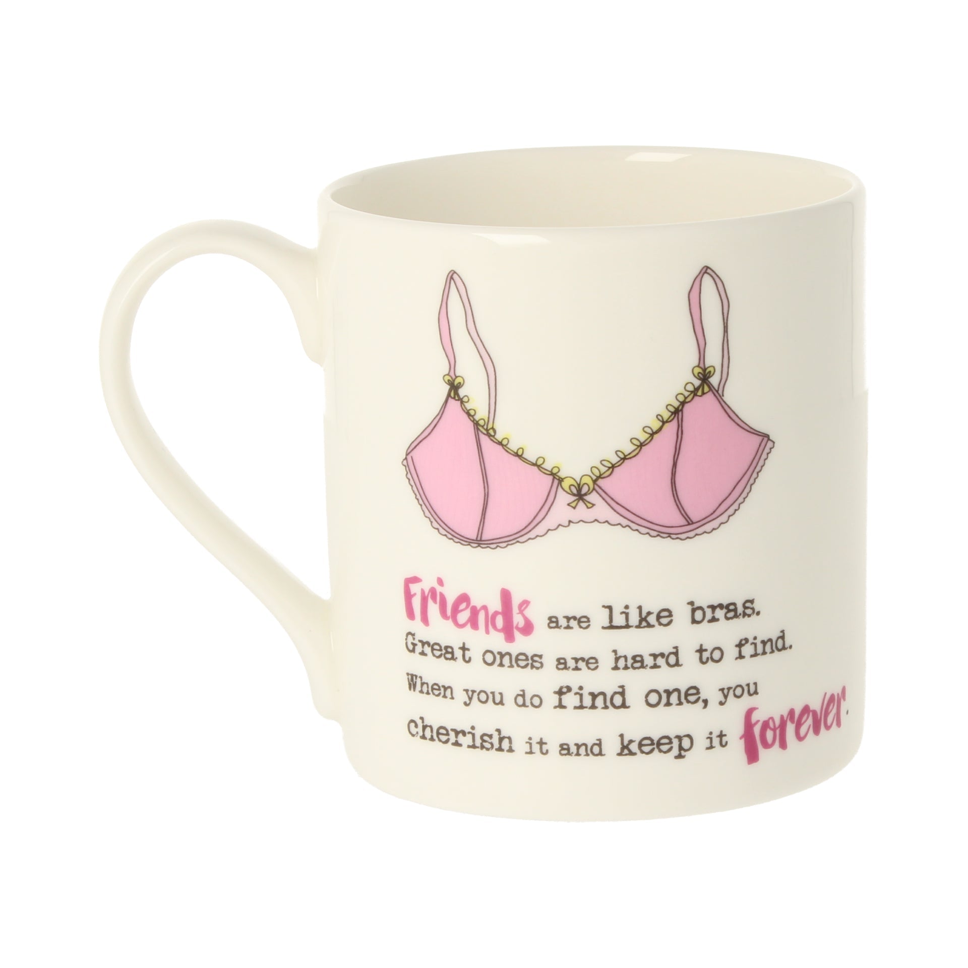 Friends Are Like Bras Mug