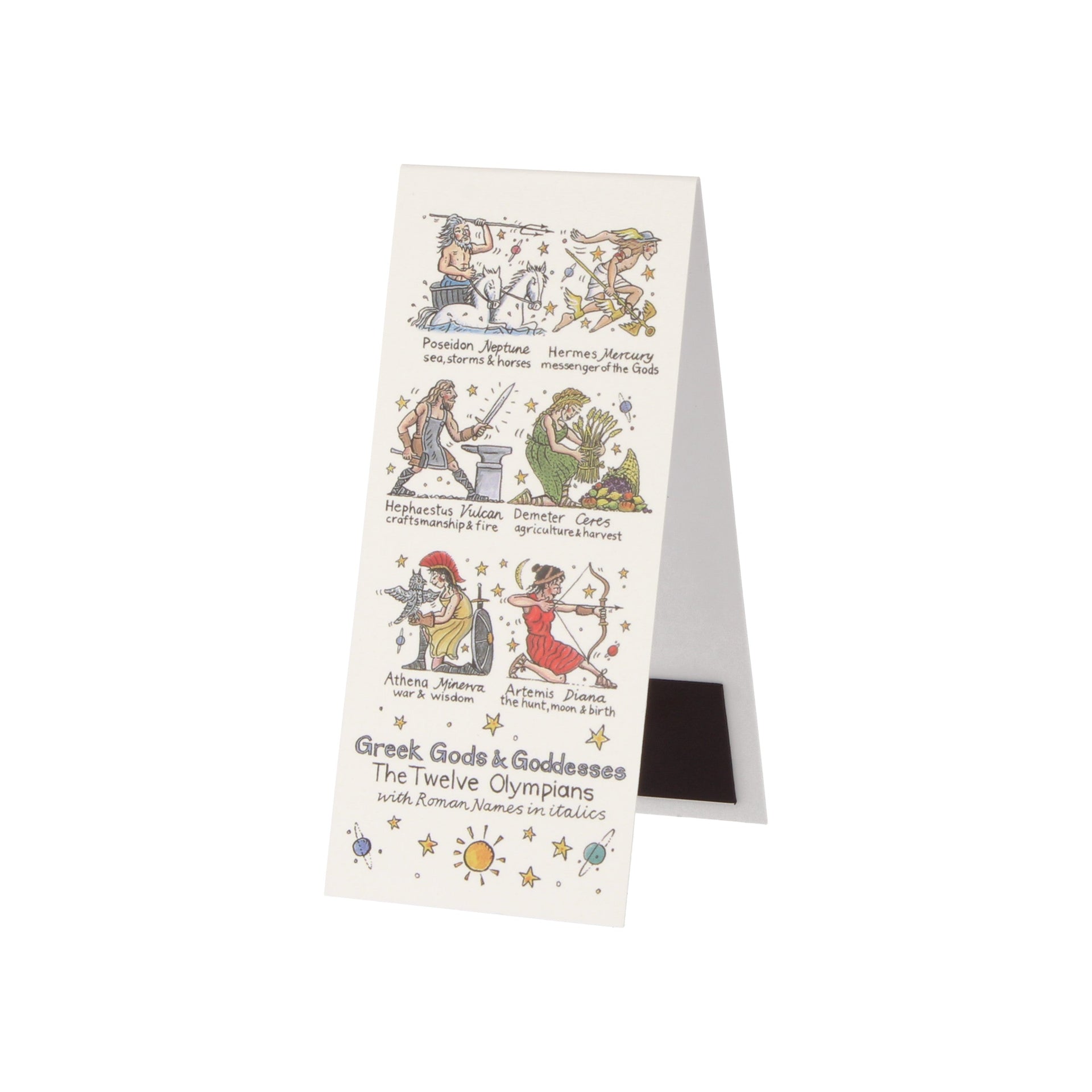 Greek Gods & Goddesses Magnetic Bookmark