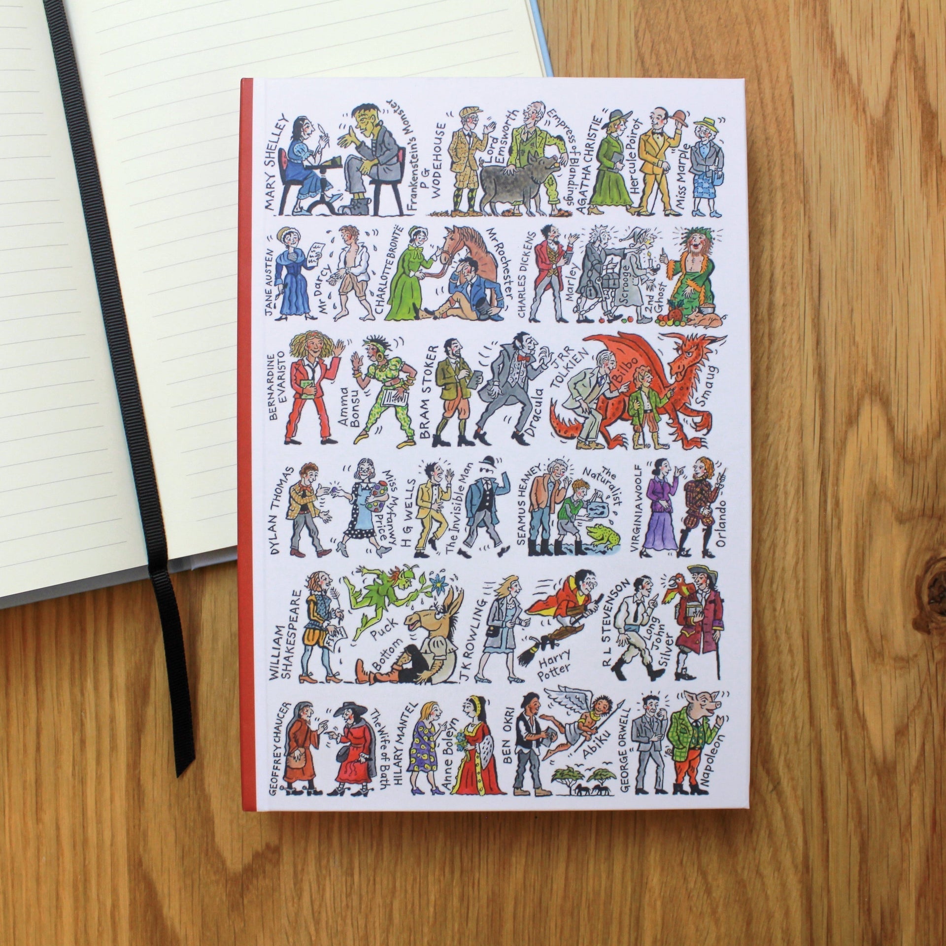 Writers & Characters A5 Hardback Notebook
