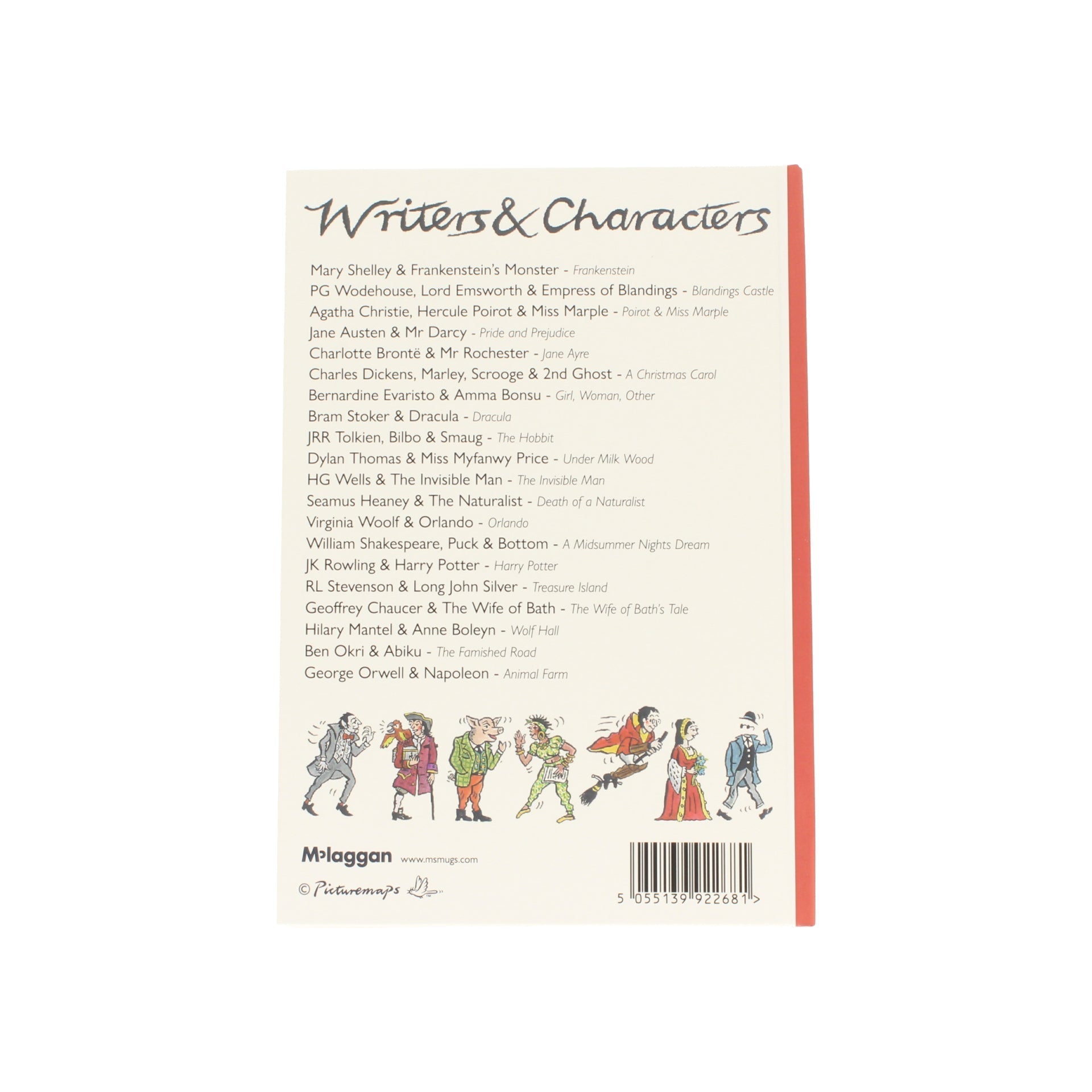Writers & Characters A5 Hardback Notebook