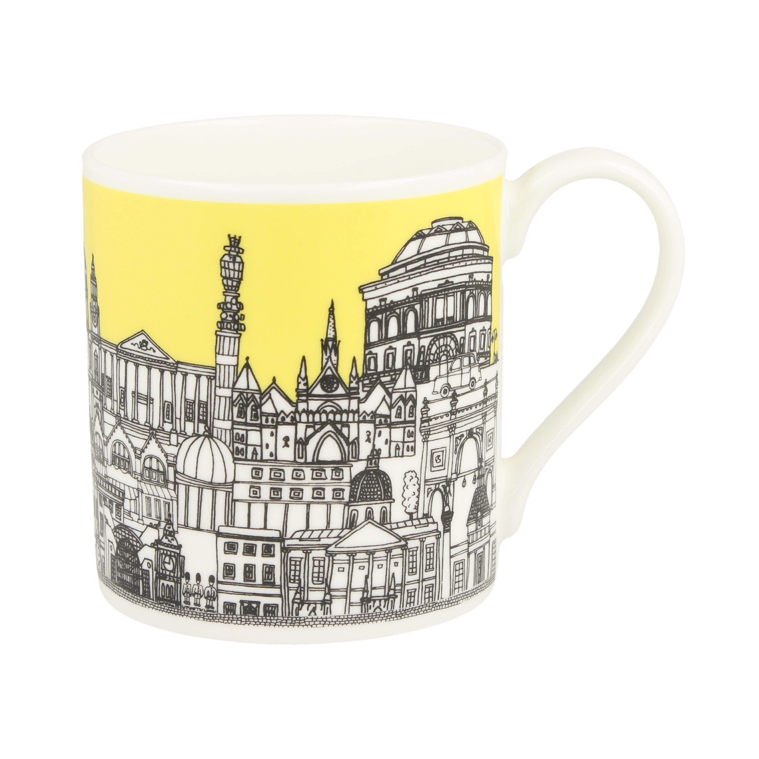 London Buildings Yellow Mug