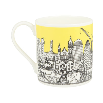 London Buildings Yellow Mug