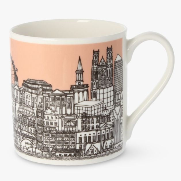 London Buildings - Coral Mug