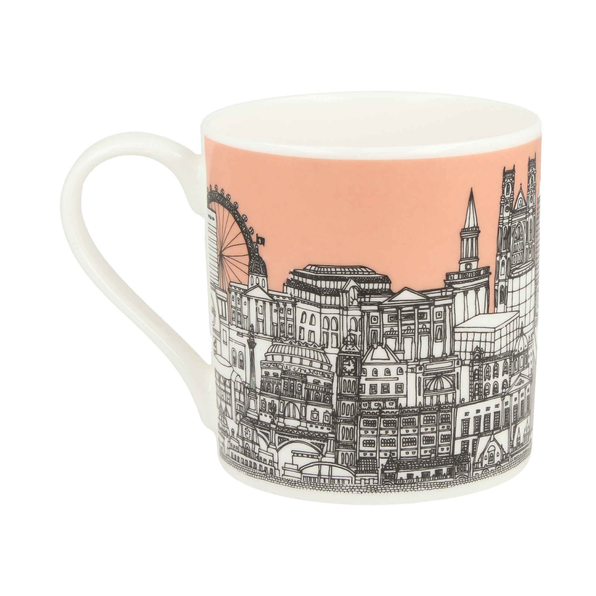 London Buildings Coral Mug