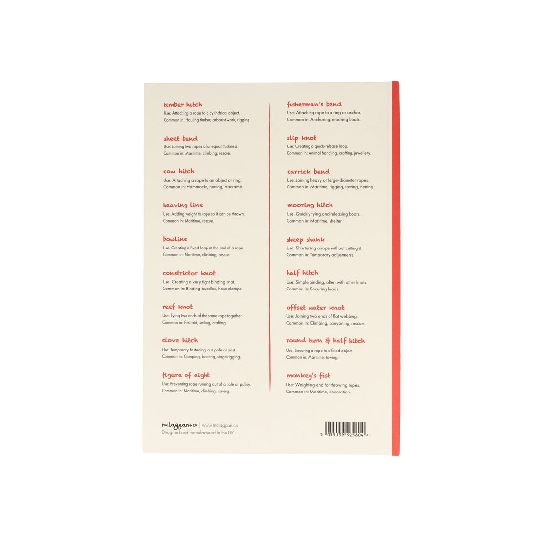 Knot Guide Notebook