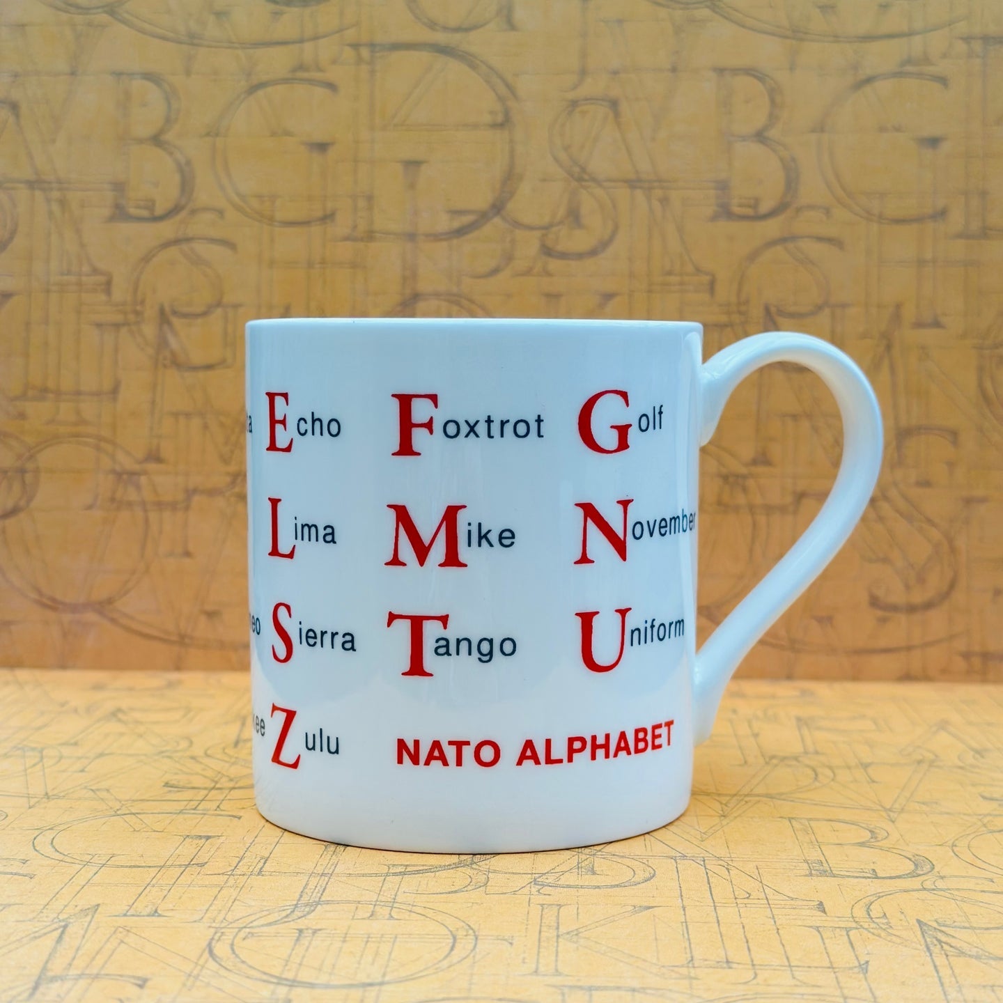 NATO Alphabet Mug