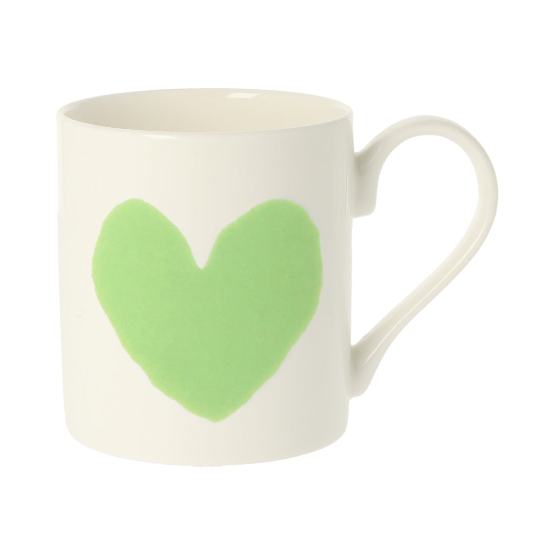 Big Green Heart Mug