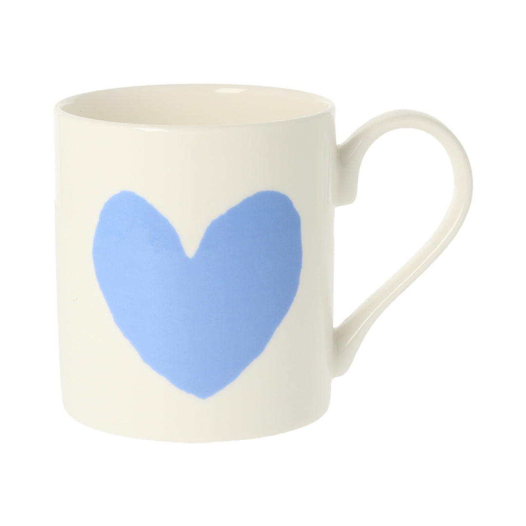 Big Heart Blue Mug