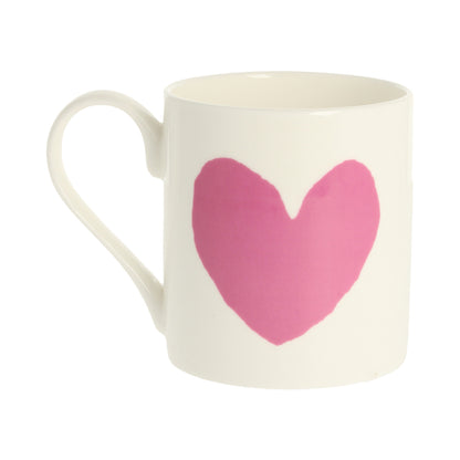 Big Heart Pink Mug