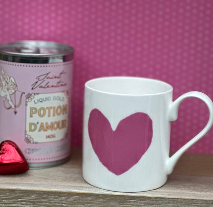 Big Heart Pink Mug