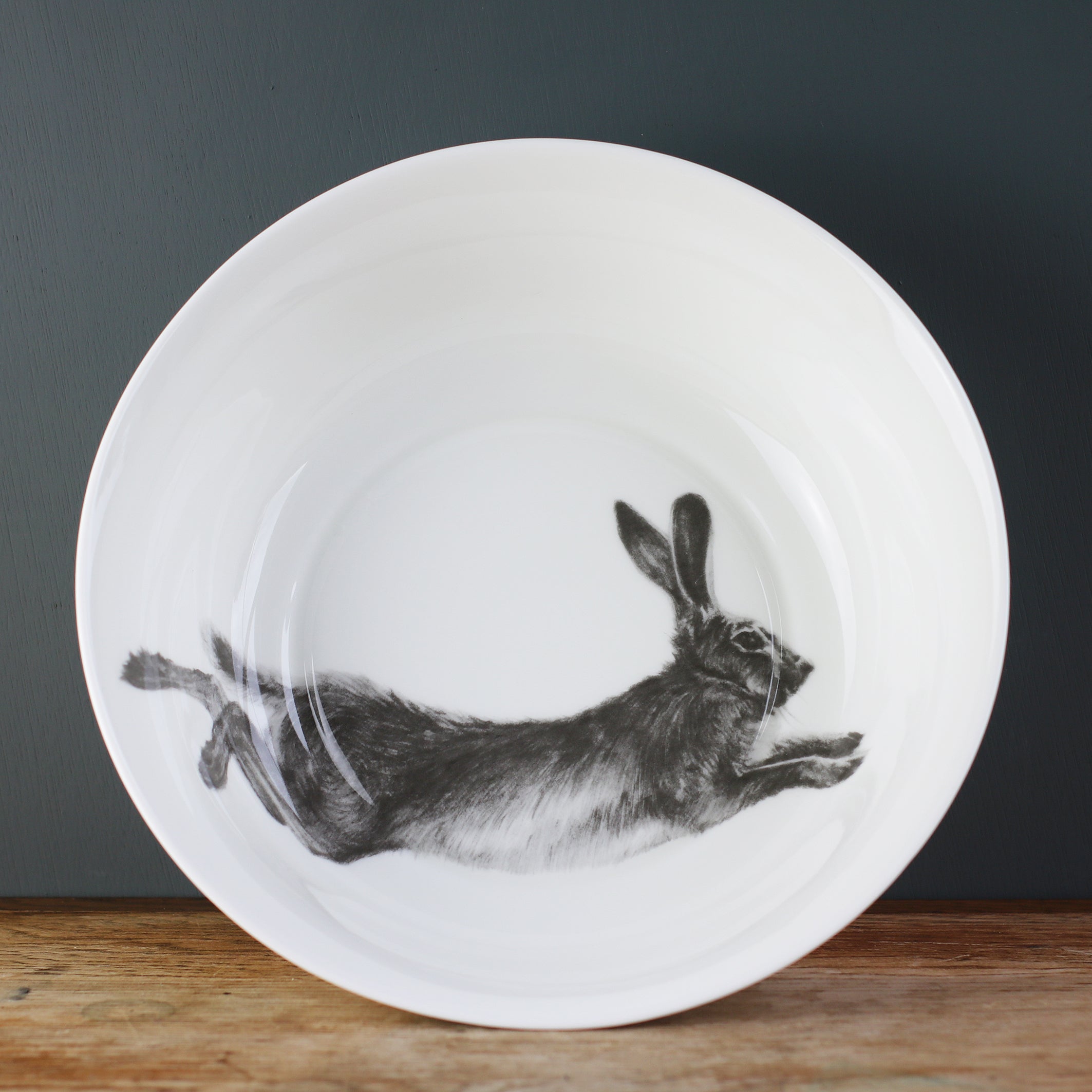 Running Hare Large Bowl