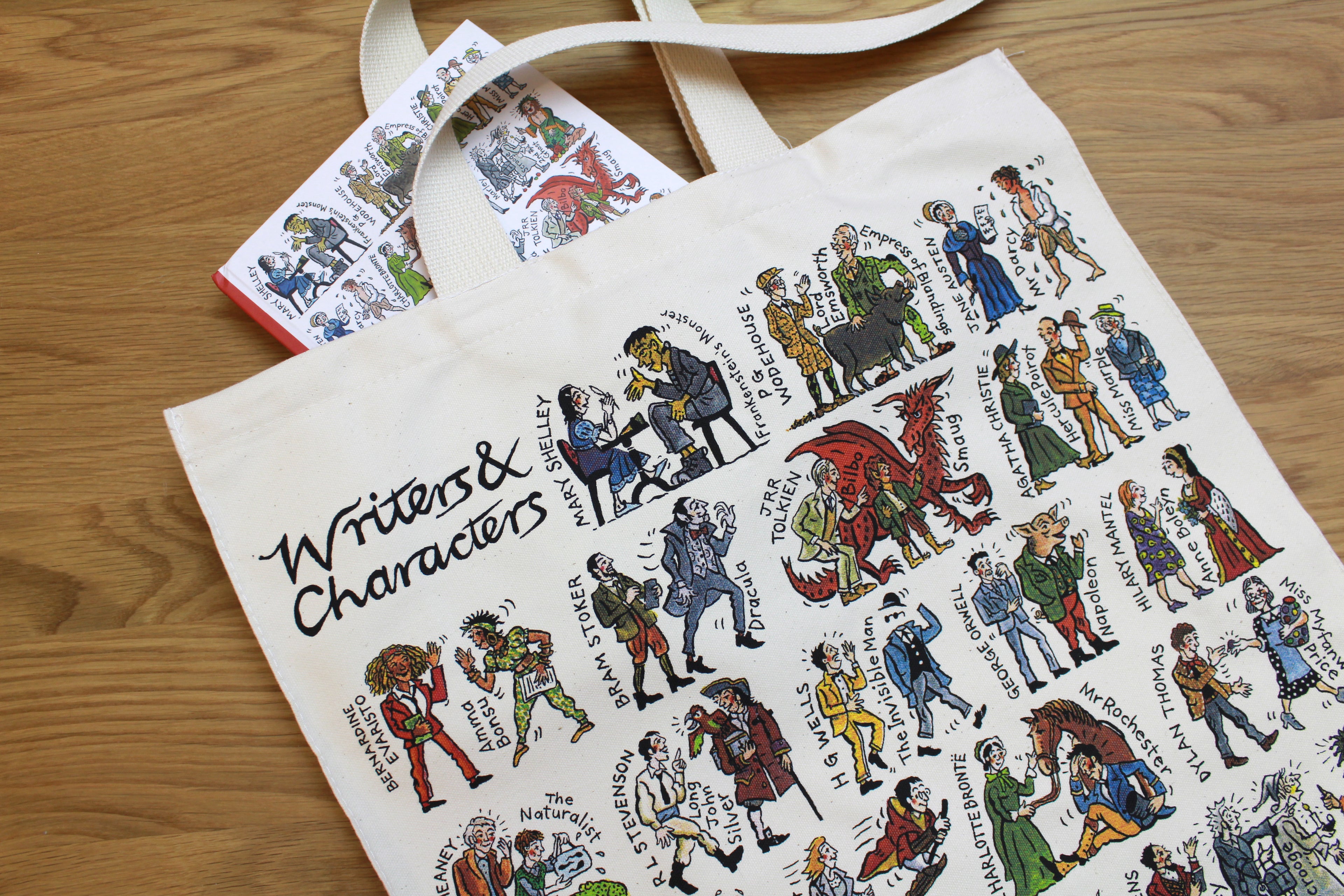 Writers &amp; Characters Tote Bag