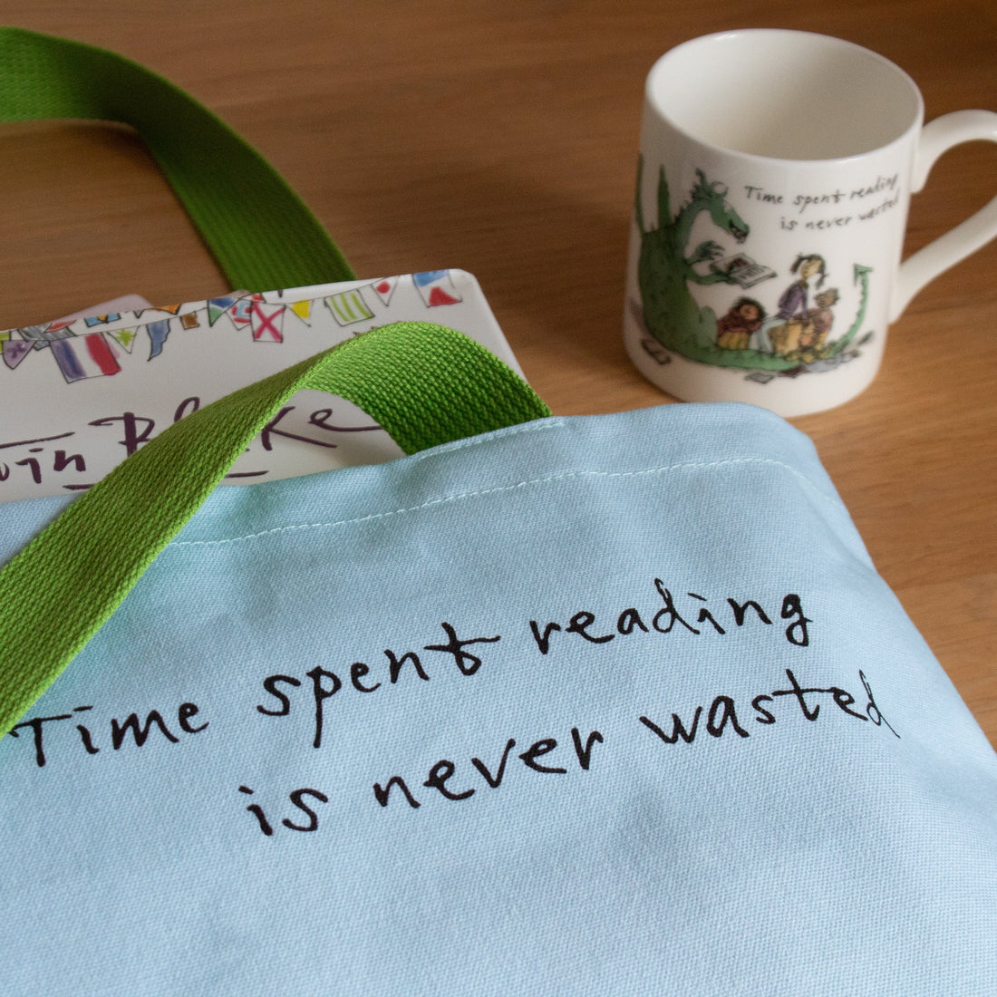 Time Spent Reading Tote Bag