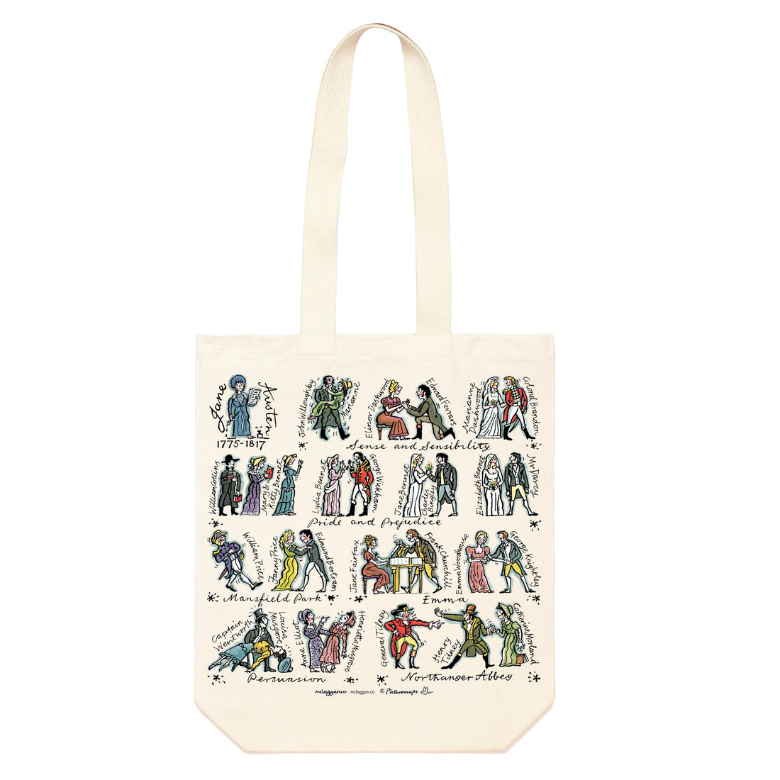 Jane Austen Tote Bag