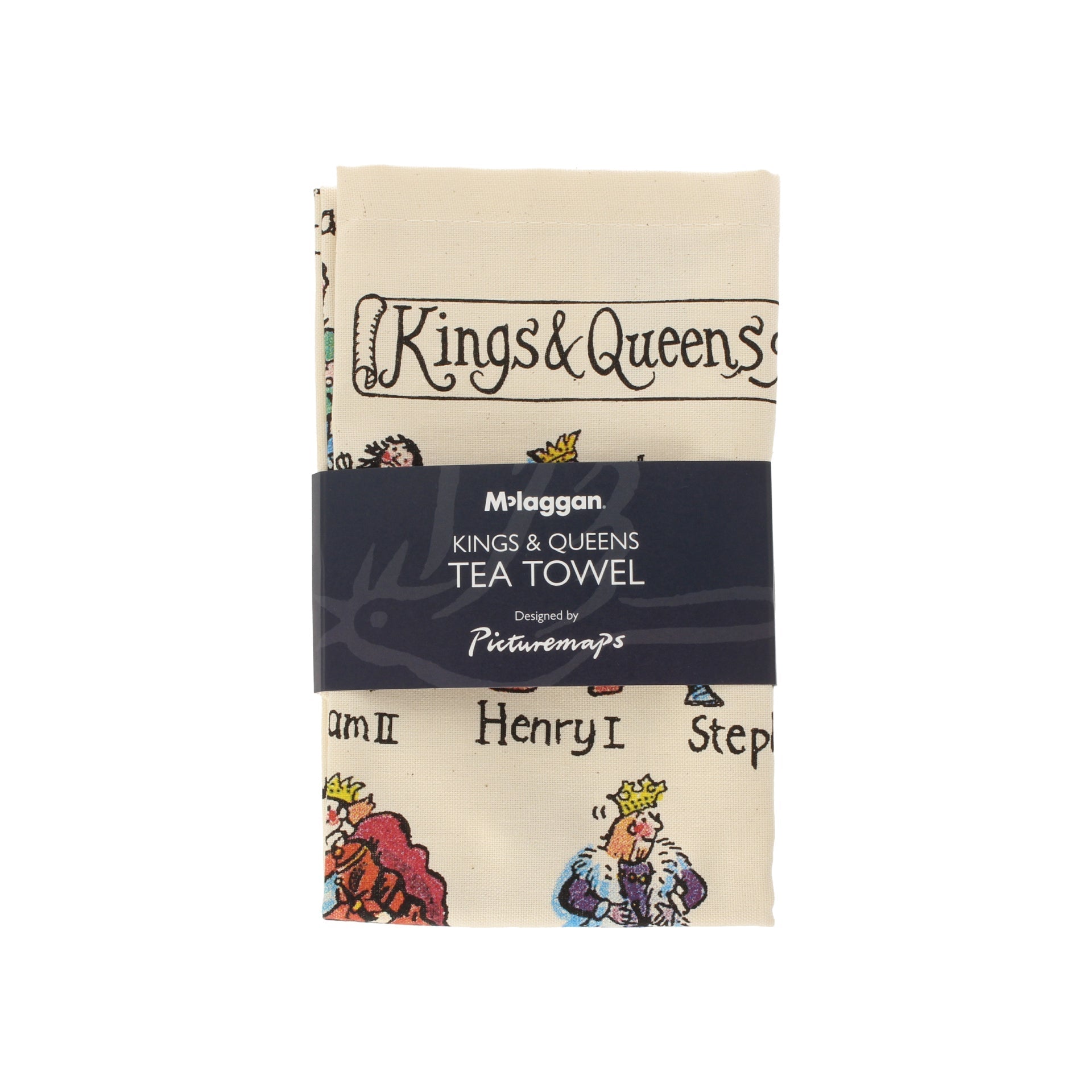 Kings & Queens of England Tea Towel