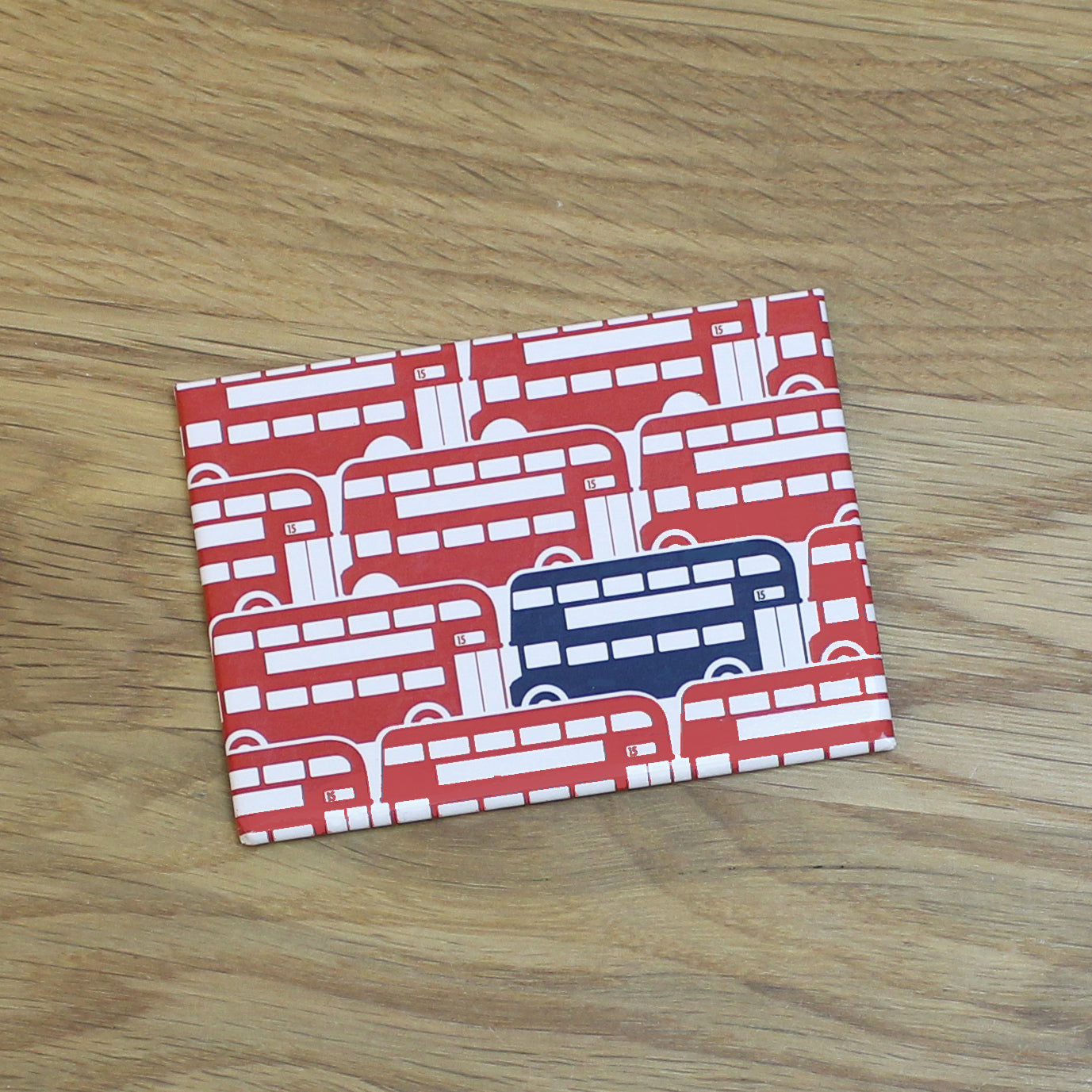 Red Bus Magnet